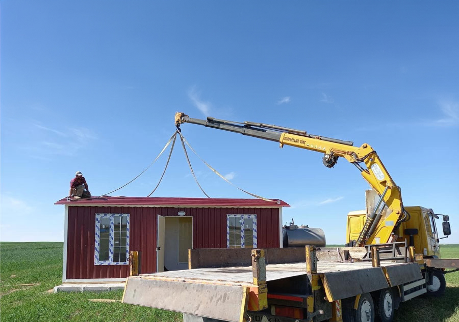 Vinç ile Konteyner Kurulumu